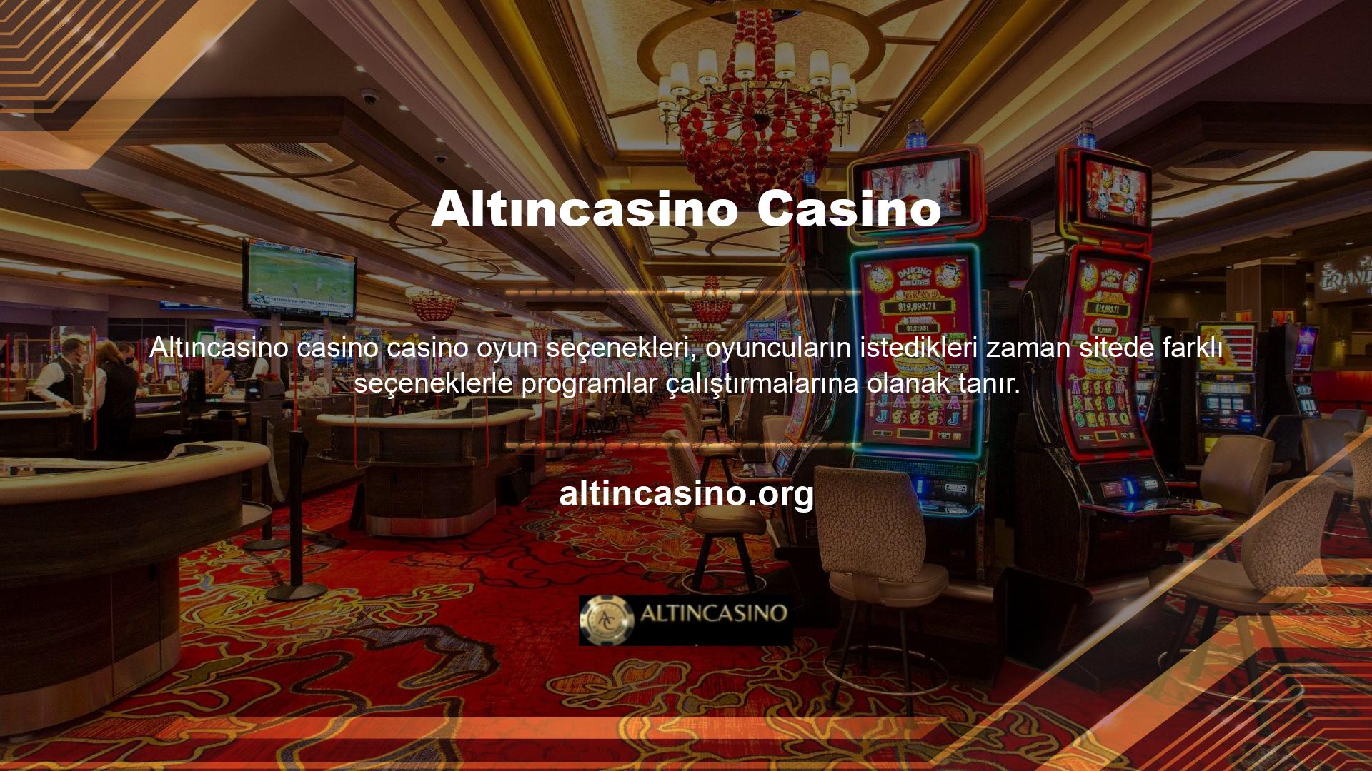 Casino oyun seçeneklerini değerlendirmeden önce, oyuncunun Altıncasino Casino'da kazanıp kazanamayacağını kendilerine sordular